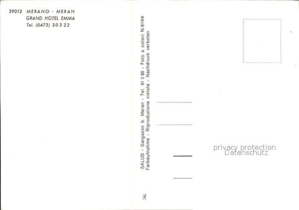 Merano Meran Grand Hotel Emma – Bild 2