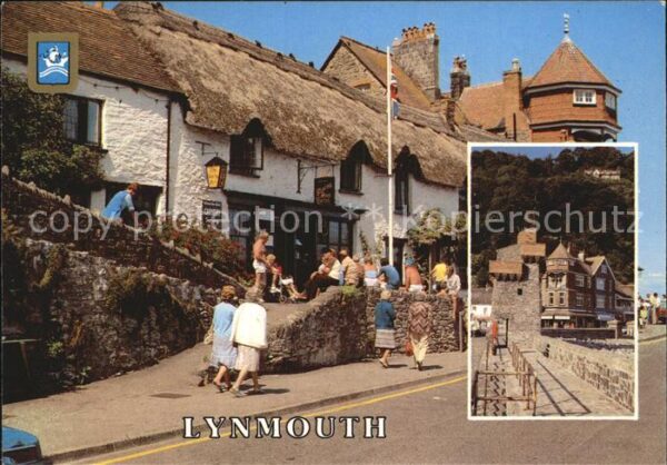 Lynmouth Hafenmauer