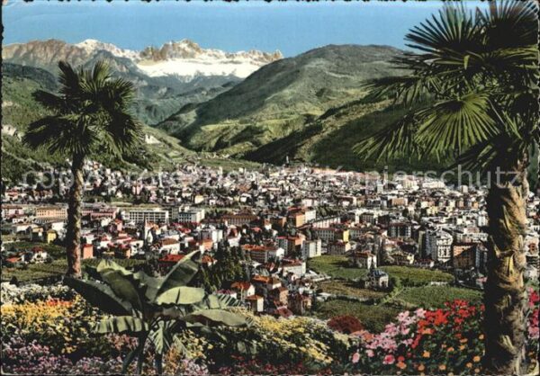 Bolzano Luftaufnahme Rosengarten