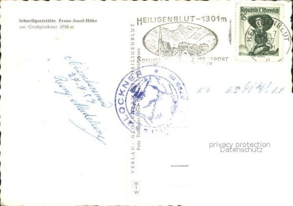 Grossglockner Schnellgaststätte Franz Josef Höhe – Bild 2