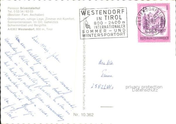 Westendorf Tirol Pension Brixentalerhof – Bild 2
