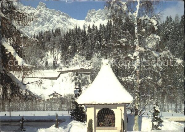 Leogang Pinzgau Wintersportplatz Feldkapelle