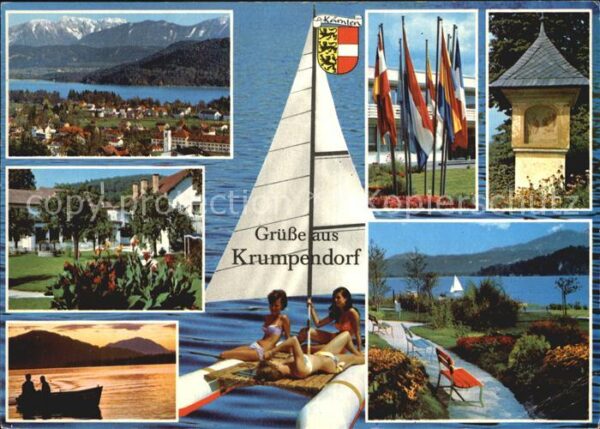 Krumpendorf Woerthersee Ortsansichten