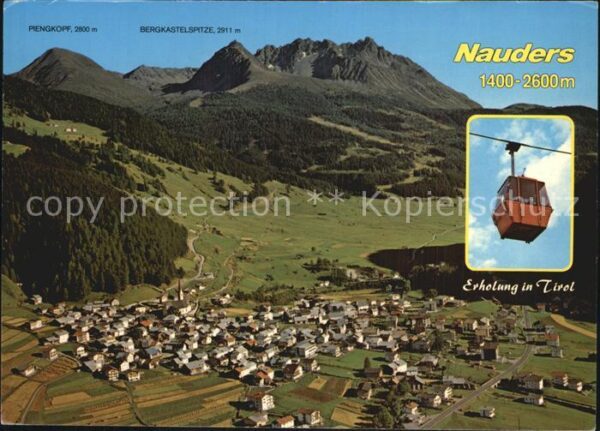 Nauders Tirol Panorama Pengkopf Bergkastelspitze
