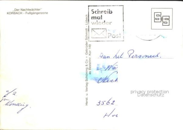 Korbach Der Nachtwächter Fußgängerzone – Bild 2