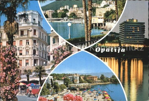 Opatija Abbazia Strand Stadtansichten