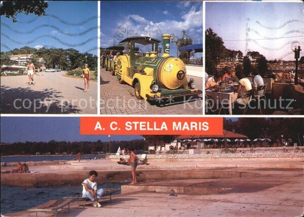 Umag Umago Istrien Stella Maris Strand Parkeisenbahn