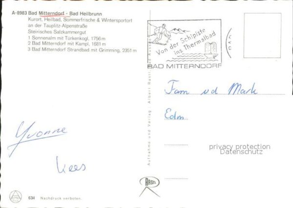 Bad Mitterndorf Bad Heilbrunn Tauplitz Alpenstraße – Bild 2