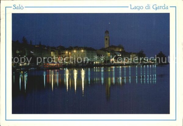 Salo Lago di Garda Panorama Nacht