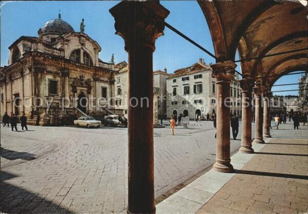 Dubrovnik Ragusa Kirche St Vlaho Palais Sponza