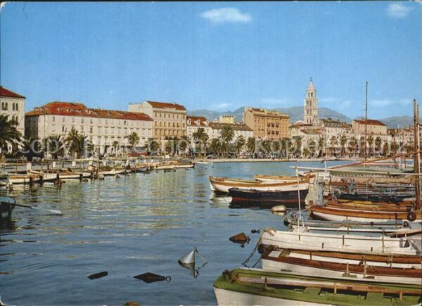 Split Spalato Stadtansicht Hafen