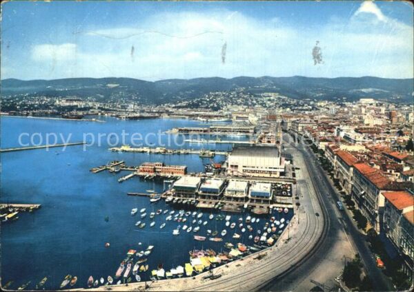 Trieste Promenade Luftbild