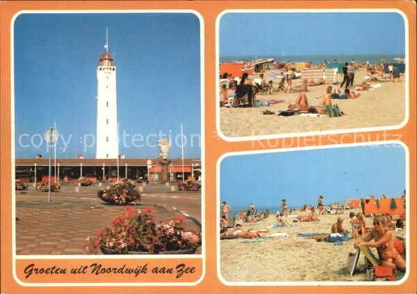 Noordwijk aan Zee  Leuchtturm Strand