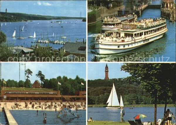 Berlin Havelpanorama Strandbad Wannsee Dampfer