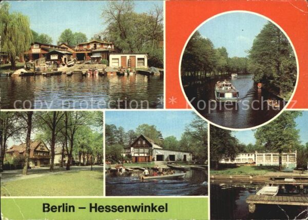 Berlin Hessenwinkel Bootshaus Spree Einkaufsze