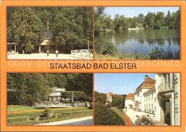 Bad Elster Staatsbad Marienquelle Gondelteich Bade