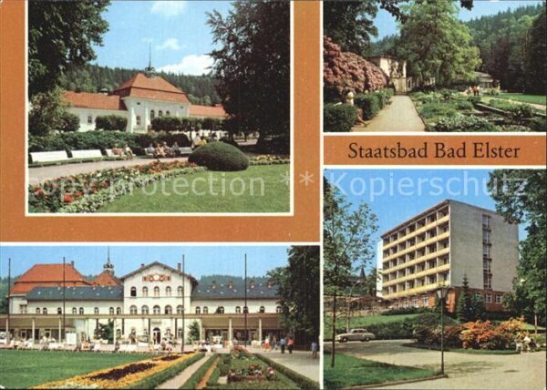 Bad Elster Badehaus HO Badecafe Badeplatz Klinik H