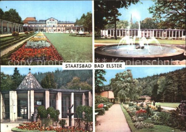 Bad Elster Badehaus Wandelhalle Moritzquelle Goldf