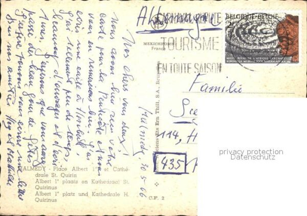 Malmedy Wallonie Place Albert Cathedrale St Quirin – Bild 2