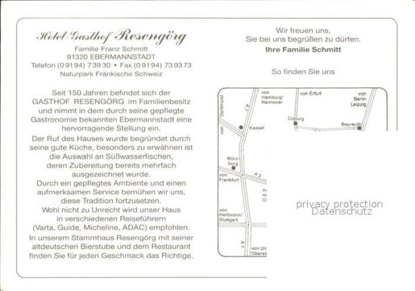 Ebermannstadt Hotel Gasthof Resengörg – Bild 2