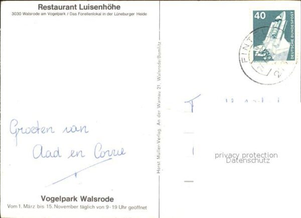 Walsrode Lueneburger Heide Restaurant Luisenhöhe – Bild 2