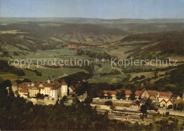Langenburg Wuerttemberg Hohenloher Land Luftaufnahme