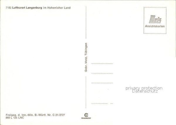 Langenburg Wuerttemberg Hohenloher Land Luftaufnahme – Bild 2