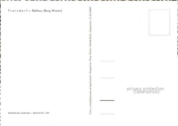 Troisdorf Rathaus Burg Wissen – Bild 2