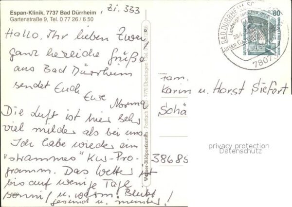 Bad Duerrheim Espan Klinik – Bild 2
