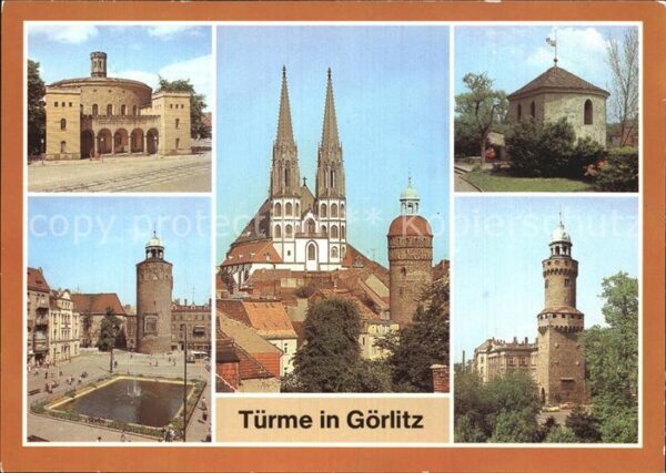Goerlitz Sachsen Kaisertrutz Marienplatz Dicker Turm Pet