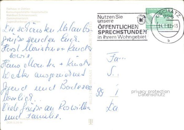 Dahlen Sachsen Rathaus Hospitalhütte Waldbald Schmanne – Bild 2