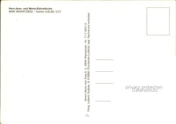 Wigratzbad Herz Jesu Maria Sühnekirche – Bild 2