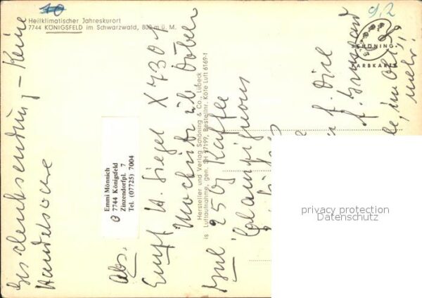 Koenigsfeld Schwarzwald Luftaufnahme – Bild 2