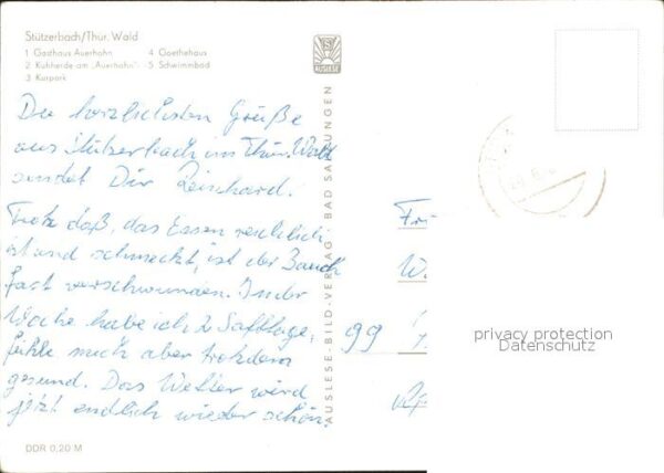 Stuetzerbach Gasthaus Auerhahn Kuhherde Kurpark Goet – Bild 2