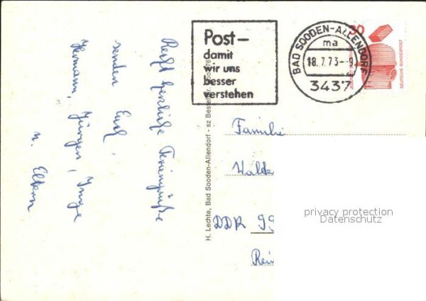 Bad Sooden-Allendorf Sanatorium Balzerborn Rhenanusplatz Kle – Bild 2