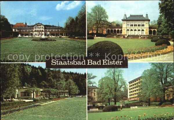 Bad Elster Badehaus Kurhaus HO Badekaffee Kliniksa