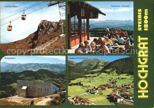 Hochgrat Steibis Hochgratbahn Panorama Terrasse