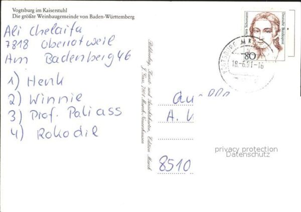 Vogtsburg Kaiserstuhl Oberbergen Bickensohl Achkarren Oberrot – Bild 2