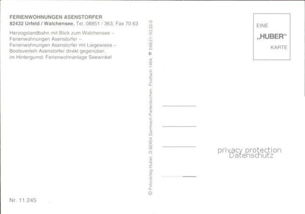 Urfeld Walchensee Ferienwohnungen Asenstorfer Seewinkel – Bild 2