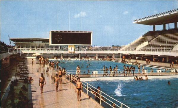 Djakarta Senajan swimming pool Gelora Bung Karno