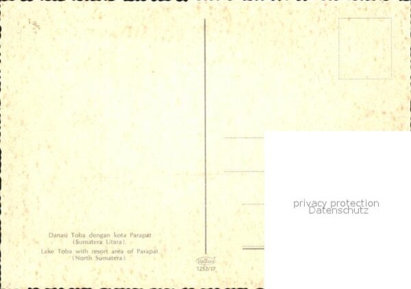 Sumatera Sumatra Lake Toba with resort area of Parapat – Bild 2