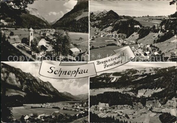 Schnepfau Vorarlberg Teilansichten
