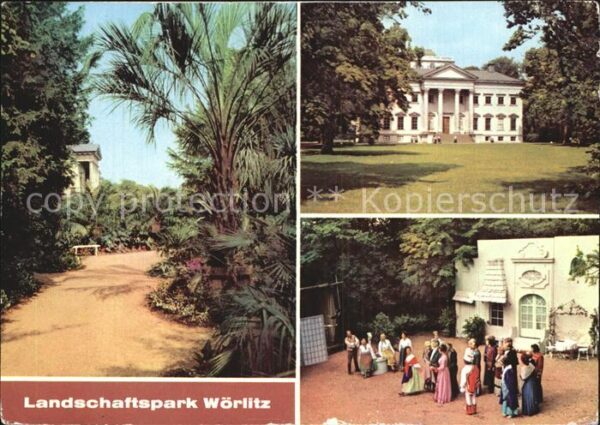 Woerlitz Palmengarten Floratempel Schloss Parkth