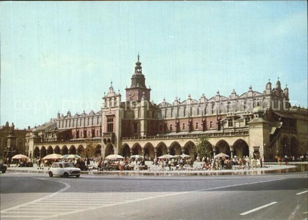 Krakow Krakau Rynek Glowny Sukiennice