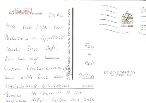 Paderborn Blick auf Dom und Kaiserpfalz – Bild 2