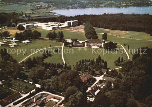 Bernried Starnberger See Klinik Höhenried Fliegeraufnahme