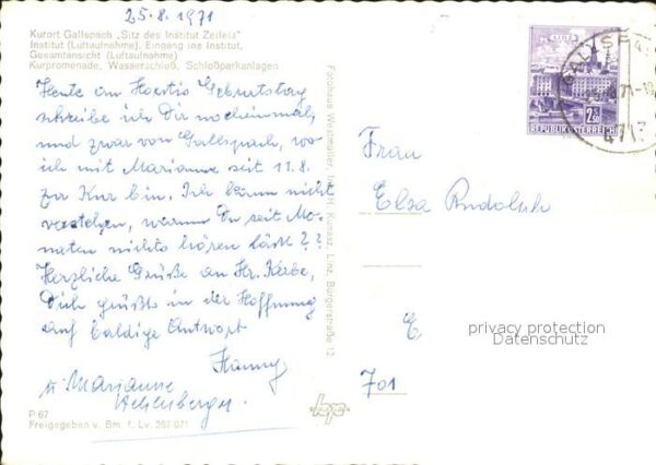 Gallspach Institut Zeileis Fliegeraufnahme Eingan – Bild 2