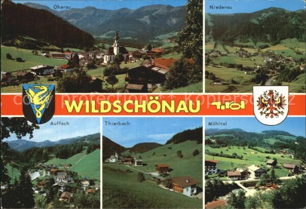 Wildschoenau Tirol Oberau Niederau Auffach Thierbach Mühlt