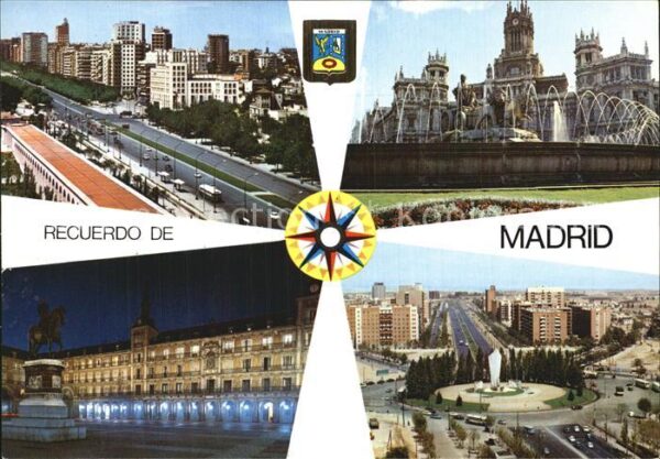 Madrid Spain Avenida del Gerneralisimo La Cibeles y