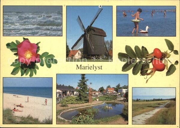 Marielyst Brandung Mühle Badespass Strand Teich
